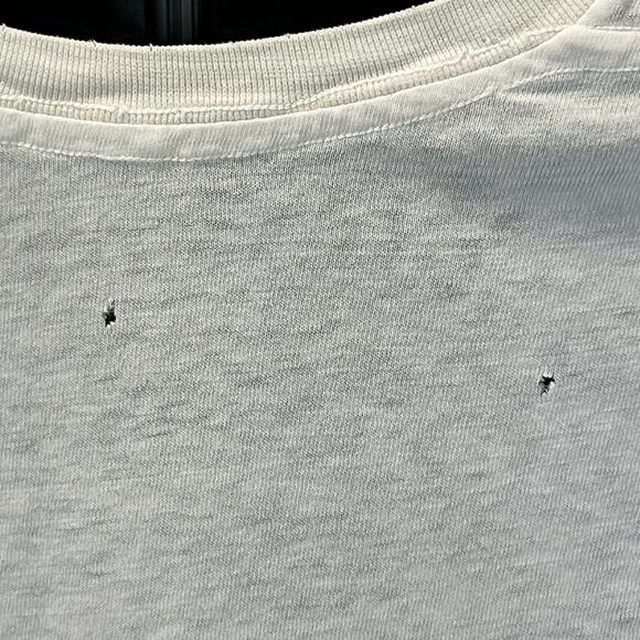 Vintage 60s 70s Distressed That Place Across Sports Arena T Shirt White S Small - Picture 13 of 16